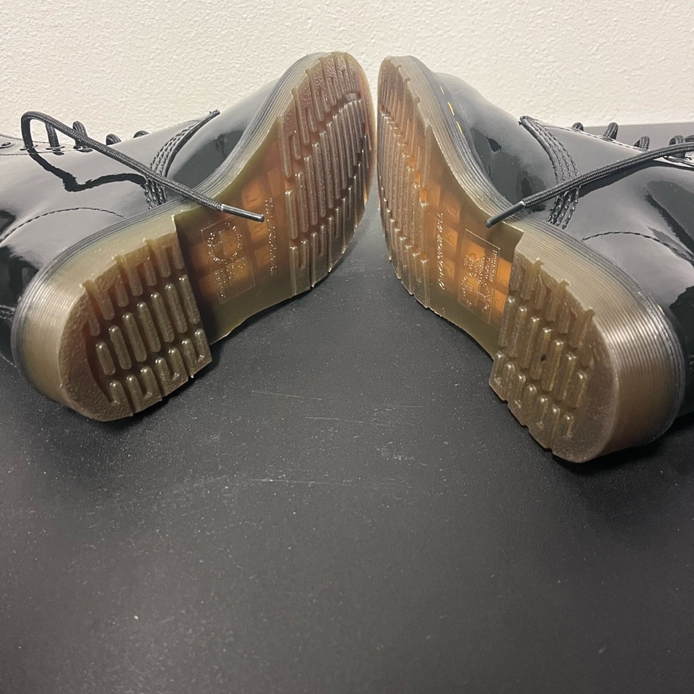Dr. Martens Doc 1460 W Boots Black Patent Leather Size 6 - Picture 8 of 13